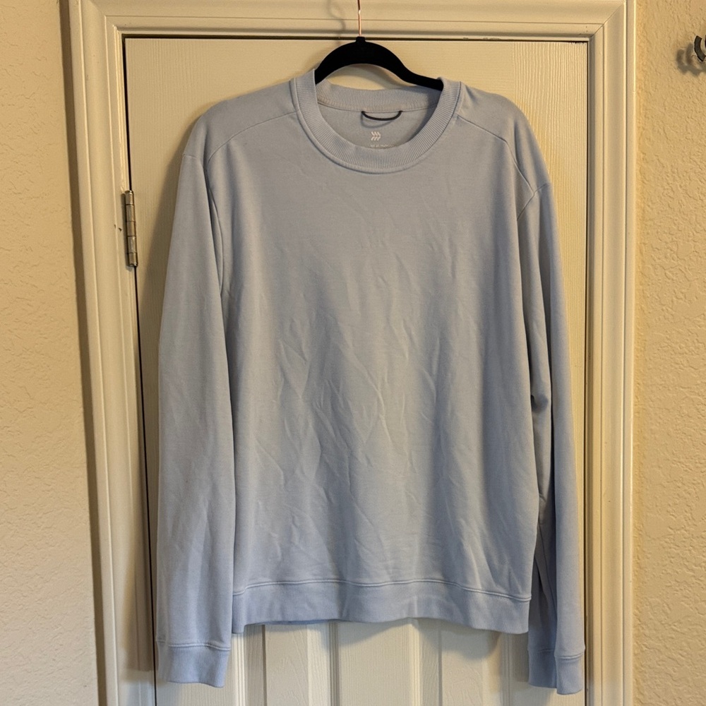 Men’s Light Blue Crew Neck Sweater